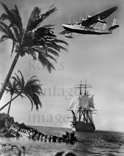 Pan Am Clipper Sikorsky S-42 Airplane Flying Boat Spanish galleon promo photo    picture