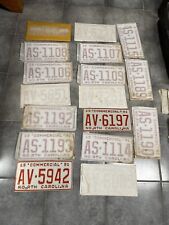 1991 North Carolina Commercial License Plates Lot Choose One picture