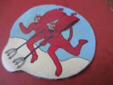 WWII USAAF TWIN DEVILS P-38 434 FS 4798 FG  8 TH AAF FLIGHT JACKET PATCH picture