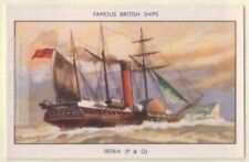 Iberia P&O Peninsular and Oriental 1836 60+ Y/O Ad Trade Card picture