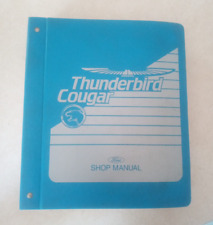 Vintage 1989 Ford Thunderbird Mercury Cougar Dealership Service Manual Binder picture
