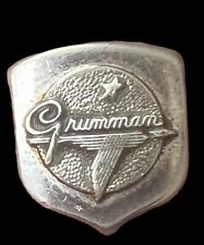 Vintage Grumman Aviation Sterling Silver Pin and Large Grumman Patch picture