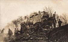 DeWitt Iowa C. &. N.W. Train Wreck Disaster RPPC 1908 Postcard LP47 picture