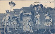 Postcard Snake Charmers Atlantic City New Jersey 1911 picture