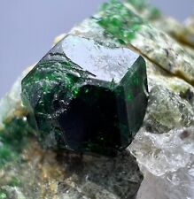 186 GR. Extremely Rare Uvarovite Garnet Crystals On Matrix From Baghlan @ AFG picture