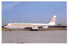 THY Turkish Cargo Airlines Boeing B-707-321C Postcard picture