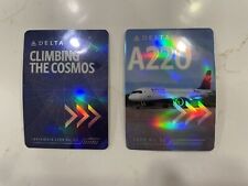 Delta Trading Cards Eclipse Climbing The Cosmos Experience No. 2 & Airbus A220 picture