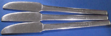 3 x VTG ALITALIA AIRLINES AIRWAYS FLIGHT SERVICE SOLID HANDLE KNIFES PINTI ITALY picture
