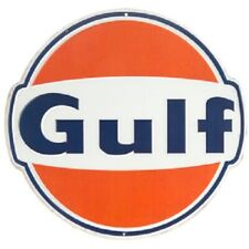 NEW GULF OIL GAS SIGN ADVERTISING GAS PUMP STATION Man Cave picture