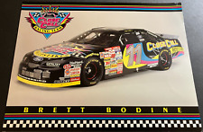 1997 Brett Bodine #11 Close Call Ford Thunderbird - NASCAR Hero Card Handout picture