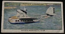 Savoia Marchetti S66  Italian Flying Boat    Vintage Card  JB09 picture