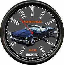 Licensed 1965 Pontiac GTO 442 Muscle Car General Motors Retro Sign Wall Clock picture