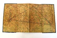 Vintage Indian Air Survey Flight Plan Route Map Chittagong-Dum Dum Dacca Rare picture