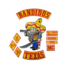Bandidos Bikers Rocker Patch Mc Motorcycle Biker Texas Embroidery For Rider Vest picture