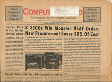 ITHistory COMPUTERWORLD (1968) Newspaper (U Pick) Ads Combined Ship Q picture