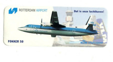 KLM Fokker 50 - Cityhopper - Rotterdam Airport - self-adhesive label - mint picture