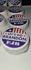 200 Lets Go Brandon FJB Wrapped Sticker Decal Rolls 2 inch Made in the USA picture