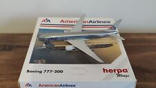 AMERICAN AIRLINES One World Boeing 777-200 Metal Model 1:500 Scale Herpa RARE picture