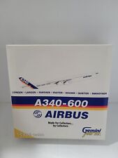 Gemini Jets Airbus A340-600. F-WWCC. House Color. 1:400 Scale.  Rare. New Open  picture