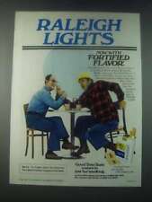 1978 Raleigh Lights Cigarettes Ad - Now with Fortified Flavor picture
