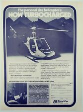 Scorpion 133 Print Ad Rotor Way Aircraft Helicopter 1978 Vintage Advertisement picture