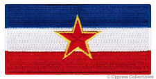 YUGOSLAVIA FLAG PATCH SERBIAN EMBLEM applique BALKANS embroidered iron-on BANNER picture