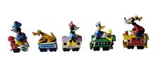 Vtg Hallmark Merry Miniatures Mickey Express Disney Christmas Train Set of 5 picture