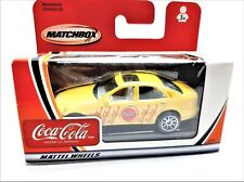Coca-Cola Mercedes Benz S500 Diecast Coke Yellow Car Matchbox Mattel Wheels picture