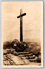 Mt Rubidoux 1920s Riverside California RPPC Real Photo Postcard picture