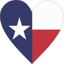 5in x 5in Texas Flag Heart Sticker Car Truck Vehicle Bumper Decal picture
