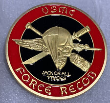 * US Marine Corps Force Recon Challenge Coin - US SELLER Awesome Marine Coin picture