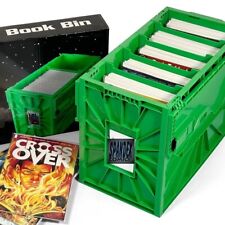 1 Case (5) BCW Green Short Comic Book Box Bin | Heavy Duty Acid Free Plastic picture