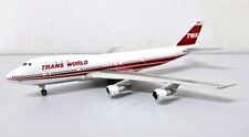 Phoenix 04568 TWA Trans World Airlines B747-100 N53110 Diecast 1/400 AV Model picture