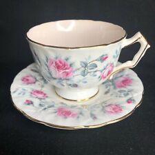  Vintage Aynsley Bone China Pink Roses Gold Trim Tea Cup & Saucer Coffee  picture