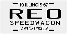 REO Speedwagon Illionois 1967 License plate picture