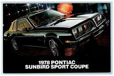 1978 Glossy Black Pontiac Sunbird Sport Coupe Feder Pontiac Shaker Ohio Postcard picture