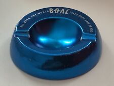 BOAC aluminium ashtray ALL OVER THE WORLD B.O.A.C TAKES CARE OF YOU 5ins 12.5cm picture