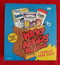 2014 TOPPS WACKY PACKAGES OLD SCHOOL SERIES 5 OPEN BOX 24 UNOPENED PACKS picture