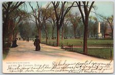 1907 The Common Boston Massachusetts Frank L. Thorne vintage postcard picture