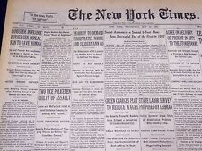 1931 MAY 20 NEW YORK TIMES - DUNLAP BURIED IN LANDSLIDE - NT 3944 picture
