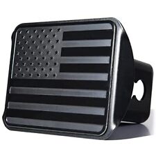 Zone Tech Tactical USA American Flag Hitch Cover - Premium Quality Stainless picture