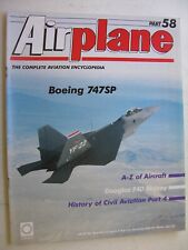 AIRPLANE MAGAZINE No 58 History US Mail Services Boeing 747SP Douglas Skyray picture