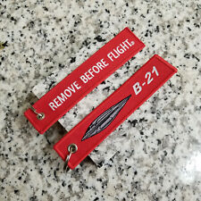 B-21 Raider Stealth Bomber Remove Before Flight ® Keychain, Tag, Streamer picture