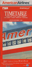 American Airlines system timetable 9/5/01 [308AA] Buy 4+ save 25% picture