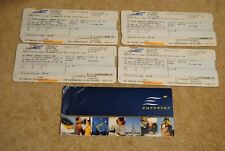 Old Eurostar Train Ticket Stubs and Brochure London Waterloo Paris Nord picture