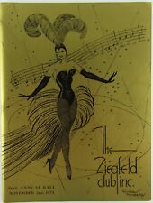 The Ziegfeld Club Inc., Anniversary Ball Program November 2, 1973 picture