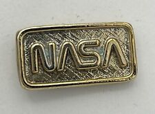 NASA Worm Logo US Space Lapel Pin Tie Tac MADE IN USA NEW picture
