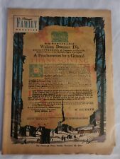 1963 Nov 24 Pittsburgh Press Family Magazine Proclamation Thanksgiving (MH50) picture
