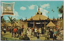 Vintage Postcard Caribbean Pavilion NY World's Fair 1964-65 Unisphere Steel Band picture