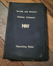 Norfolk And Western Railroad NW Operating Rules In Binder 1981 picture